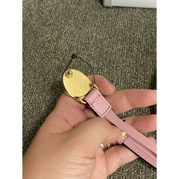Gucci GG enamel buckle leather belt pink main image 3